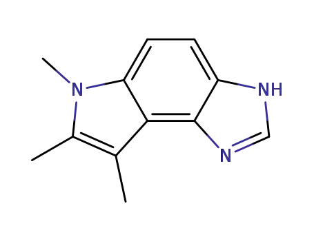 Pyrrolo[3,2-e]benzimidazole, 1,6-dihydro-6,7,8-trimethyl- (9CI)