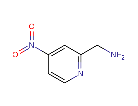 Molecular Structure of 771581-04-5 (2-Pyridinemethanamine,4-nitro-(9CI))