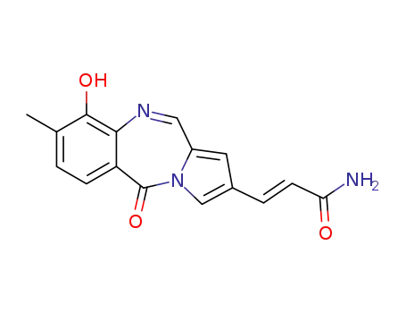 Molecular Structure of 77165-77-6 (1,11a-didehydroanhydroanthramycin)