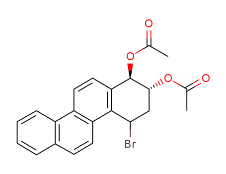 4-bromo-1,2,3,4-tetrahydrochrysene-1,2-diyl diacetate
