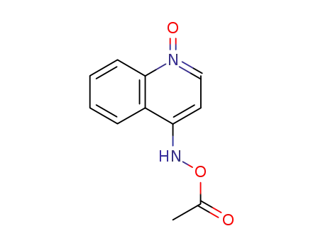 Molecular Structure of 77063-44-6 (4-acetoxyaminoquinoline 1-oxide)