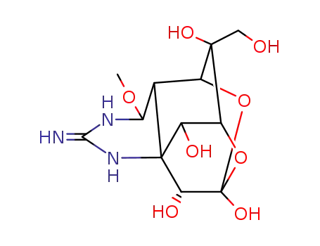 Molecular Structure of 7724-39-2 ((8S)-4-O-Methyltetrodotoxin)
