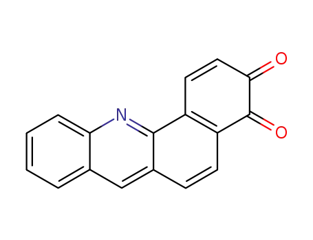 Molecular Structure of 111351-49-6 (Benz[c]acridine-3,4-dione)