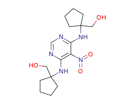 [(5-nitropyrimidine-4,6-diyl)bis(iminocyclopentane-1,1-diyl)]dimethanol
