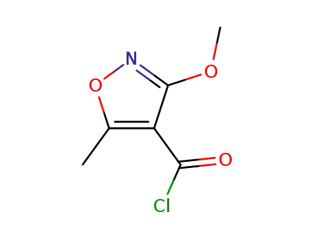 4-Isoxazolecarbonyl chloride, 3-methoxy-5-methyl-