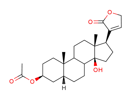 (3beta,5beta,14beta,17beta)-14-hydroxy-17-(2-oxo-2,5-dihydrofuran-3-yl)androstan-3-yl acetate