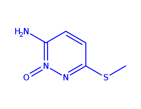 3-PYRIDAZINAMINE,6-(METHYLTHIO)-,2-OXIDE