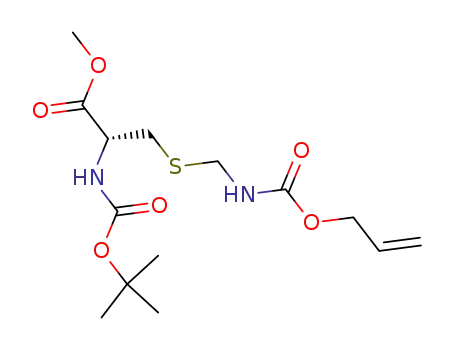 N<sup>α</sup>-tert-butoxycarbonyl-S-allyloxycarbonylaminomethyl-L-cysteine methyl ester