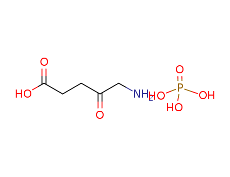 Pentanoic acid, 5-amino-4-oxo-, phosphate (1:1)