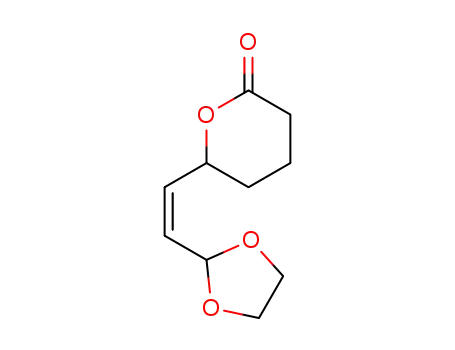 6-((Z)-2-[1,3]Dioxolan-2-yl-vinyl)-tetrahydro-pyran-2-one
