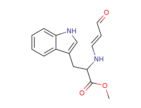 Molecular Structure of 77714-32-0 (methyl N-[(1E)-3-oxoprop-1-en-1-yl]-L-tryptophanate)