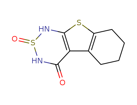 1H-[1]Benzothieno[2,3-c][1,2,6]thiadiazin-4(3H)-one,5,6,7,8-tetrahydro-, 2-oxide