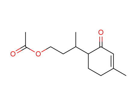 3-(4-メチル-2-オキソシクロヘキサ-3-エン-1-イル)ブチル アセタート