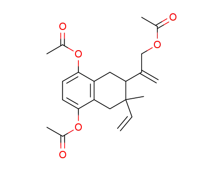 디아세트산 6-[1-[(아세틸옥시)메틸]에테닐]-7-에테닐-5,6,7,8-테트라히드로-7-메틸나프탈렌-1,4-디일 에스테르