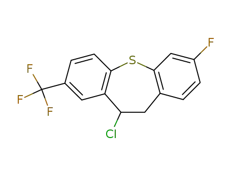11-chloro-7-fluoro-2-(trifluoromethyl)-10,11-dihydrodibenzo<b,f>thiepin