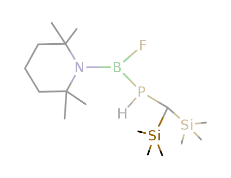 {{bis(trimethylsilyl)methyl}phosphino}fluoro(2,2,6,6-tetramethylpiperidino)borane