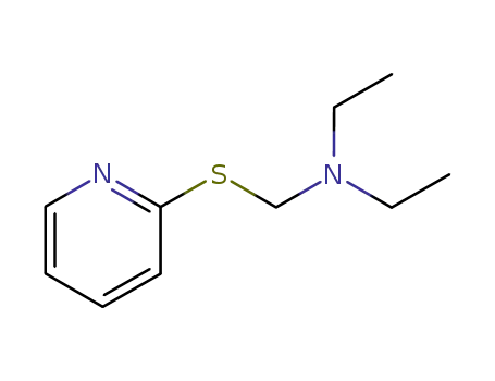 Ethanamine, N-ethyl-N-[(2-pyridinylthio)methyl]- (9CI)