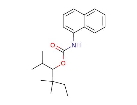 Molecular Structure of 7770-05-0 (2,4,4-trimethylhexan-3-yl N-naphthalen-1-ylcarbamate)