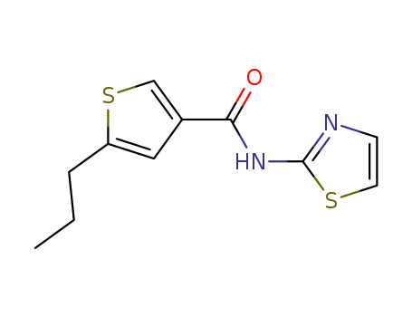 3-THIOPHENECARBOXAMIDE,5-PROPYL-N-THIAZOL-2-YL-