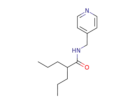 Molecular Structure of 56427-39-5 (Pentanamide, 2-propyl-N-(4-pyridinylmethyl)-)