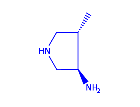3-PYRROLIDINAMINE,4-METHYL-,(3R-TRANS)-