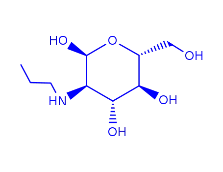 Molecular Structure of 6817-87-4 (2-propylamino-2-deoxy-α-D-glucopyranose)