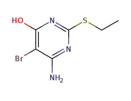 6-AMINO-5-BROMO-2-(ETHYLTHIO)PYRIMIDIN-4-OL