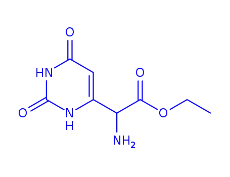 4- 피리 미딘 아세트산, 알파-아미노 -1,2,3,6- 테트라 하이드로 -2,6- 디 옥소-, 에틸 에스테르 (9CI)