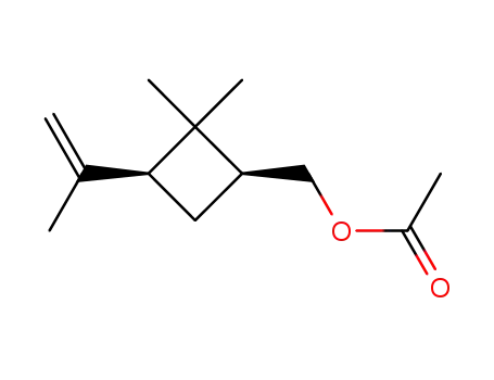(-)-cis-2,2-ジメチル-3-イソプロペニルシクロブタンメタノールアセタ-ト