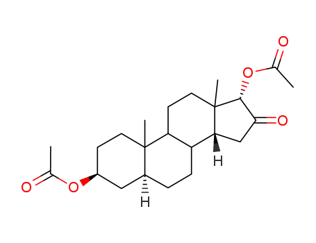 3α,17β-Bis(acetyloxy)-5α-androstan-16-one