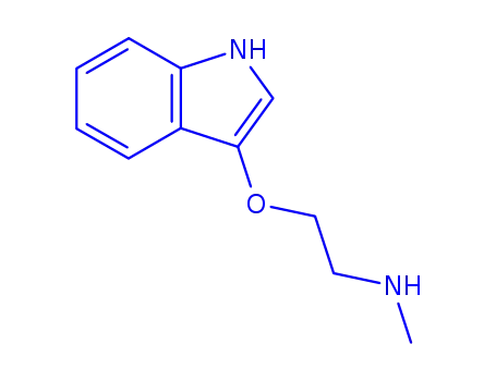 에탄올 아민, 2- (1H- 인돌 -3- 일옥시) -N- 메틸-(9CI)