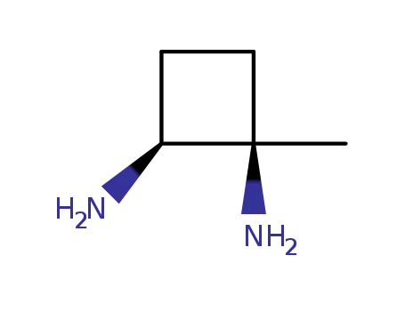 Molecular Structure of 77872-78-7 (1,2-Cyclobutanediamine,1-methyl-,cis-(9CI))