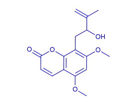 8-[(2S)-2-Hydroxy-3-methyl-3-butenyl]-5,7-dimethoxy-2H-1-benzopyran-2-one