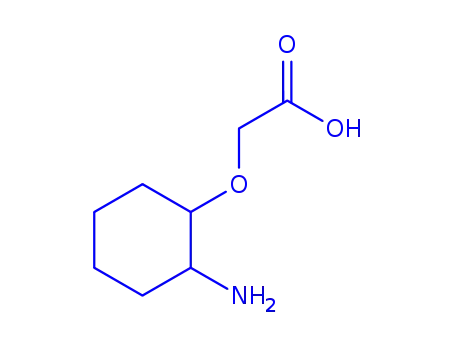 Molecular Structure of 774508-34-8 (Acetic acid, [(2-aminocyclohexyl)oxy]-, (1R-trans)- (9CI))