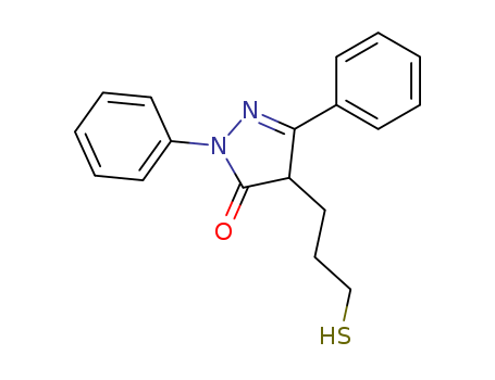 2,5-diphenyl-4-(3-sulfanylpropyl)-4H-pyrazol-3-one cas  7767-87-5
