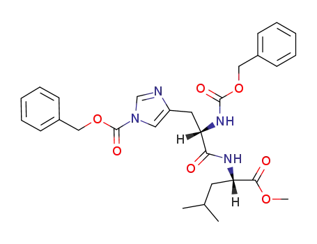 <i>N</i>-(1,<i>N</i><sup>α</sup>-bis-benzyloxycarbonyl-histidyl)-leucine methyl ester