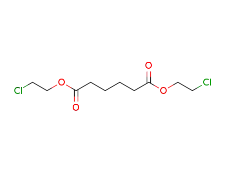 Molecular Structure of 7744-81-2 (bis(2-chloroethyl) hexanedioate)