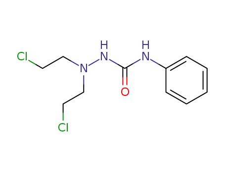 Molecular Structure of 78280-38-3 (2,2-bis(2-chloroethyl)-N-phenylhydrazinecarboxamide)