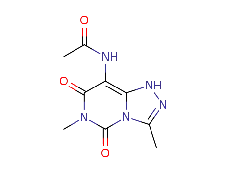 Acetamide,  N-(1,5,6,7-tetrahydro-3,6-dimethyl-5,7-dioxo-1,2,4-triazolo[4,3-c]pyrimidin-8-yl)-