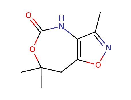 Isoxazolo[4,5-d][1,3]oxazepin-5(4H)-one,7,8-dihydro-3,7,7-trimethyl- cas  77931-65-8