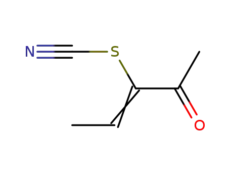 티오시안산, 1-아세틸-1-프로페닐 에스테르(9CI)