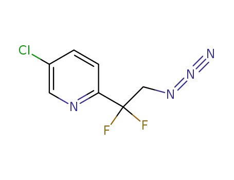 2-(2-Azido-1,1-difluoro-ethyl)-5-chloro-pyridine