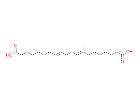Molecular Structure of 78059-14-0 (7,12-Dimethyl-7,11-octadecadiene-1,18-dicarboxylic acid)