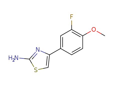 4-(3-Fluoro-4-methoxyphenyl)thiazol-2-ylamine