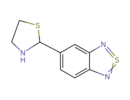 2,1,3-Benzothiadiazole, 5-(2-thiazolidinyl)-