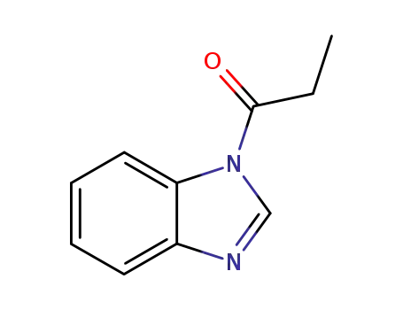 1H-벤즈이미다졸,1-(1-옥소프로필)-(9CI)