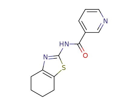 3-피리딘카르복사미드,N-(4,5,6,7-테트라히드로-2-벤조티아졸릴)-(9CI)