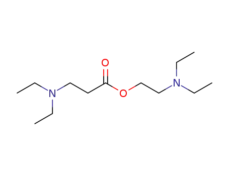 2-diethylaminoethyl β-diethylaminopropionate