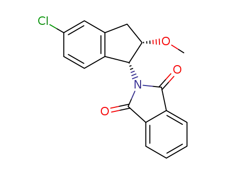 2-[(1R,2S)-5-chloro-2-methoxy-2,3-dihydro-1H-inden-1-yl]-1H-isoindole-1,3(2H)-dione