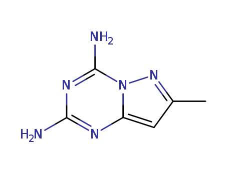 Pyrazolo[1,5-a]-1,3,5-triazine-2,4-diamine,7-methyl-